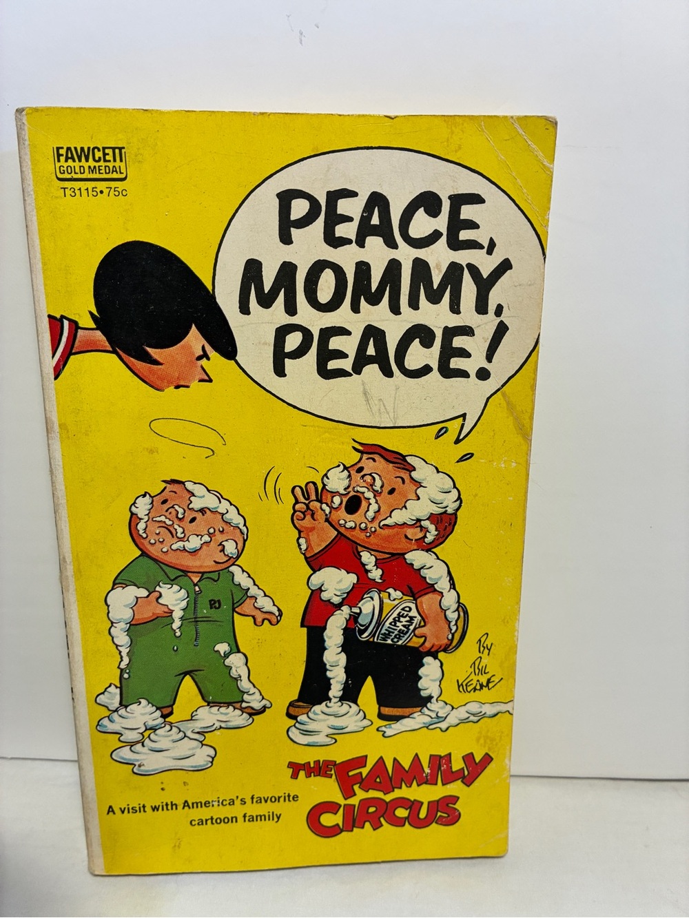 Vintage Peace, Mommy, Peace! Vintage Book by Bil Keane - The Family Circus 1969
